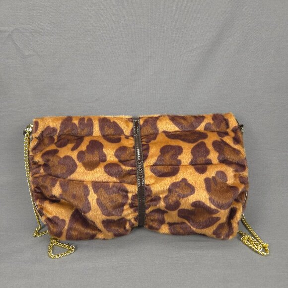 Relic Faux Leopard Print Purse Handbag Shoulder Bag Y2K Animal Print Style - Picture 3 of 14